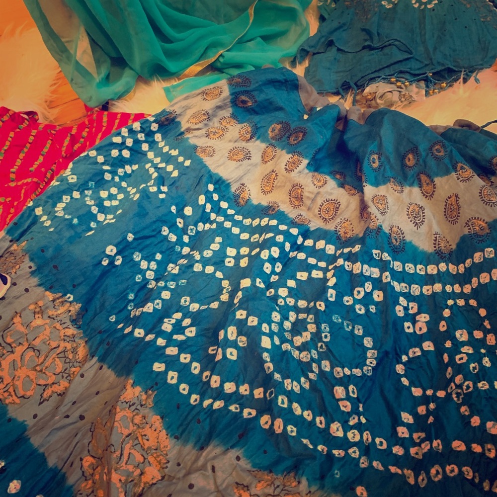 dress for Indian Traditional Wedding in Blue